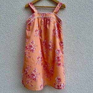 NWT Janie and Jack Rachel Zoe Coral Rose Dress, Size 7